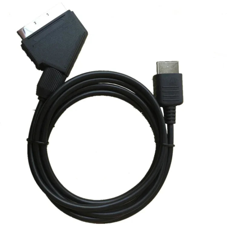สายเคเบิล RGB SCART 1.8 ม. สำหรับ Sony PS2/PS3 สายเชื่อมต่อทีวี AV สำหรับเครื่อง PAL/NTSC, สำหรับ PS2 / PS3