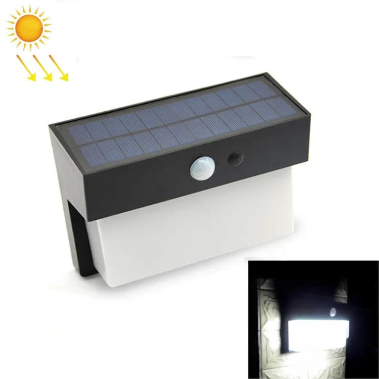 ไฟภูมิทัศน์พลังงานแสงอาทิตย์ 2.5W 50 LEDs สำหรับลานบ้าน กลางแจ้ง พร้อมควบคุมและเซนเซอร์เรดาร์ โคมไฟติดผนัง