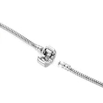 สร้อยข้อมือโซ่เงินลายงู ขนาด 17-21 ซม. เหมาะกับสร้อยข้อมือ Pandora สไตล์ยุโรป ขนาด 19 ซม., 18 ซม., 20 ซม., 21 ซม.