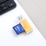 เครื่องอ่านการ์ดหน่วยความจำมัลติฟังก์ชัน 1 in 1 สำหรับ Memory Stick Pro Duo Micro SD, TF, M2, MMC, SDHC MS Card