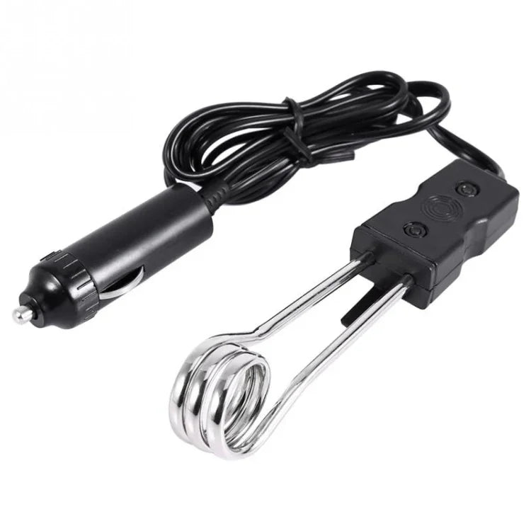 เครื่องต้มน้ำไฟฟ้ารถยนต์แบบพกพา 12V/24V สำหรับเดินทาง แคมป์ปิ้ง ปิคนิค