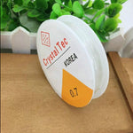 เส้นเอ็นตกปลาใสยืดหยุ่น 5 ชิ้น วัสดุทำเครื่องประดับ DIY ลูกปัด สายลวด 0.5 มม., 0.6 มม., 0.7 มม., 1 มม., 0.8 มม.