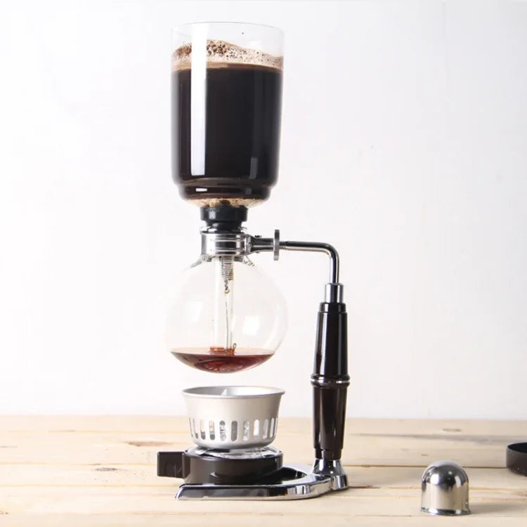 หม้อต้มกาแฟไซฟอนคลาสสิก ด้ามจับสีดำ สำหรับ 5 คน ขนาด 37.5x11.3 ซม.