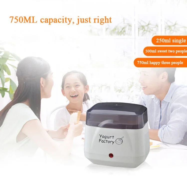 เครื่องทำโยเกิร์ตไฟฟ้า 110V-220V อัตโนมัติเต็มรูปแบบสำหรับหมักนัตโตะ, ถังหมักโยเกิร์ต, ปลั๊ก CN