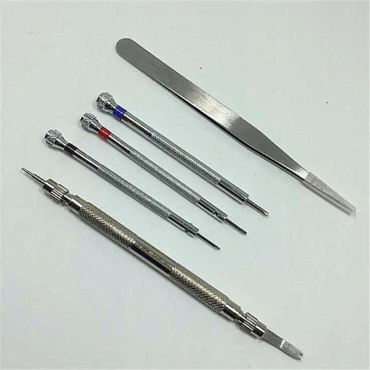 ชุดเครื่องมือซ่อมนาฬิกา 14 in 1 สำหรับใช้ในบ้าน, 14 in 1