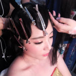 คลิปผมสแตนเลส 10 ชิ้น คลิปปากเป็ด คลิปผม รูเหล็กเดี่ยวขนาดใหญ่