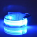 สายรัดแขนไฟ LED สำหรับกีฬาไนลอนกลางคืน รุ่นแบตเตอรี่ สีฟ้า รุ่นชาร์จ USB สีฟ้า รุ่นแบตเตอรี่ สีขาว รุ่นชาร์จ USB สีขาว รุ่นแบตเตอรี่ สีแดง รุ่นชาร์จ USB สีแดง รุ่นแบตเตอรี่ สีเขียว รุ่นชาร์จ USB สีเขียว