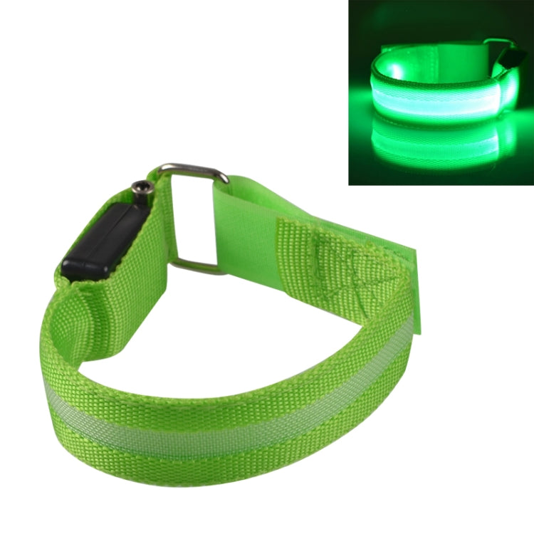 สายรัดแขนไฟ LED สำหรับกีฬาไนลอนกลางคืน รุ่นแบตเตอรี่ สีฟ้า รุ่นชาร์จ USB สีฟ้า รุ่นแบตเตอรี่ สีขาว รุ่นชาร์จ USB สีขาว รุ่นแบตเตอรี่ สีแดง รุ่นชาร์จ USB สีแดง รุ่นแบตเตอรี่ สีเขียว รุ่นชาร์จ USB สีเขียว