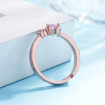 แหวนปรับขนาดได้รูปกรงเล็บแมวน่ารักสำหรับผู้หญิง ประดับคริสตัล