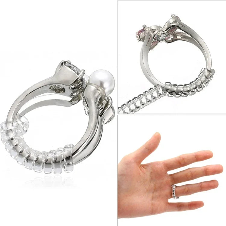 เครื่องมือปรับขนาดแหวนแบบเกลียวย้อนยุค ปรับให้แน่น ลดขนาด ชิ้นส่วนเครื่องประดับ ขนาด 3mm