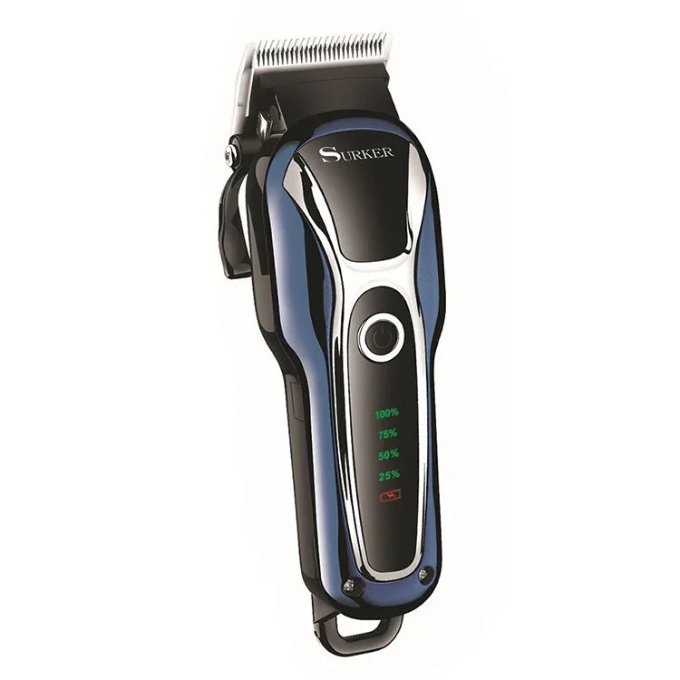 เครื่องตัดผม Surker SK-803 กำลังสูง จอ LCD ปลั๊กไฟ ใช้ได้สองระบบ