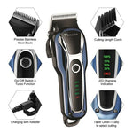 เครื่องตัดผม Surker SK-803 กำลังสูง จอ LCD ปลั๊กไฟ ใช้ได้สองระบบ