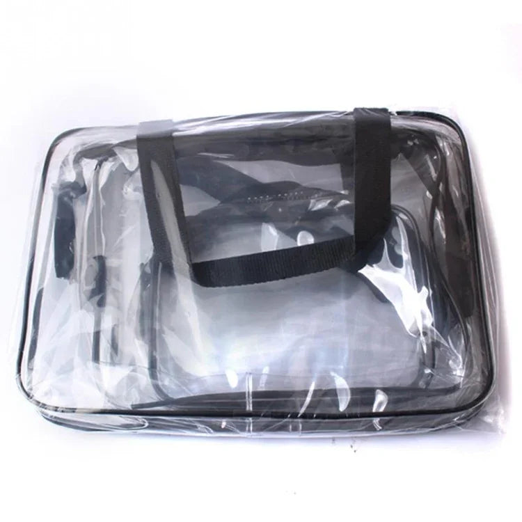 กระเป๋า PVC ใสสำหรับเดินทาง จัดเก็บเครื่องสำอาง กระเป๋าซักผ้า