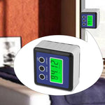 3 Button Mini Precision Magnetic Digital Tilt Box / Tilt Meter / Inclinometer