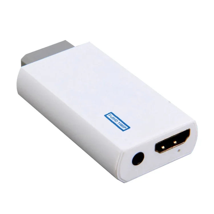 อะแดปเตอร์แปลงสัญญาณ Nintendo Wii เป็น HDMI 1080p แบบเสียบแล้วเล่น พร้อมช่องเสียง 3.5 มม. กล่องเสียง Wii-link, อะแดปเตอร์แปลงเป็น HDMI 1080p