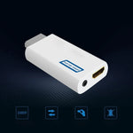 อะแดปเตอร์แปลงสัญญาณ Nintendo Wii เป็น HDMI 1080p แบบเสียบแล้วเล่น พร้อมช่องเสียง 3.5 มม. กล่องเสียง Wii-link, อะแดปเตอร์แปลงเป็น HDMI 1080p