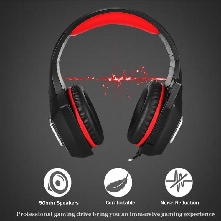 V1 หูฟังเกมมีสาย 3.5 มม. RGB สีสันสดใส ความยาวสาย: 2.2 ม.