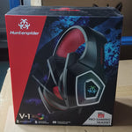 V1 หูฟังเกมมีสาย 3.5 มม. RGB สีสันสดใส ความยาวสาย: 2.2 ม.