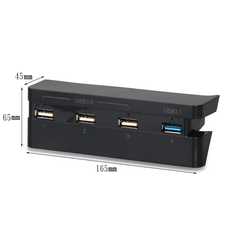 อะแดปเตอร์ USB ขยาย 2 ชิ้น สำหรับ PS4 Slim อุปกรณ์เสริม USB HUB 3.0 ความเร็วสูง สำหรับ PS4 Slim
