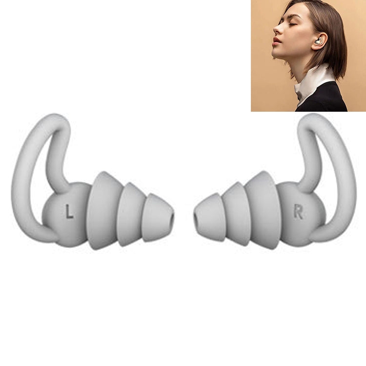 1 คู่ ที่อุดหูรูปครีบฉลาม ป้องกันการหลุดและลดเสียงรบกวน สำหรับการนอน ลดเสียงรบกวนในหอพัก สีเทา (2 ชั้น), ดำ (2 ชั้น), เทา (3 ชั้น), ดำ (3 ชั้น)