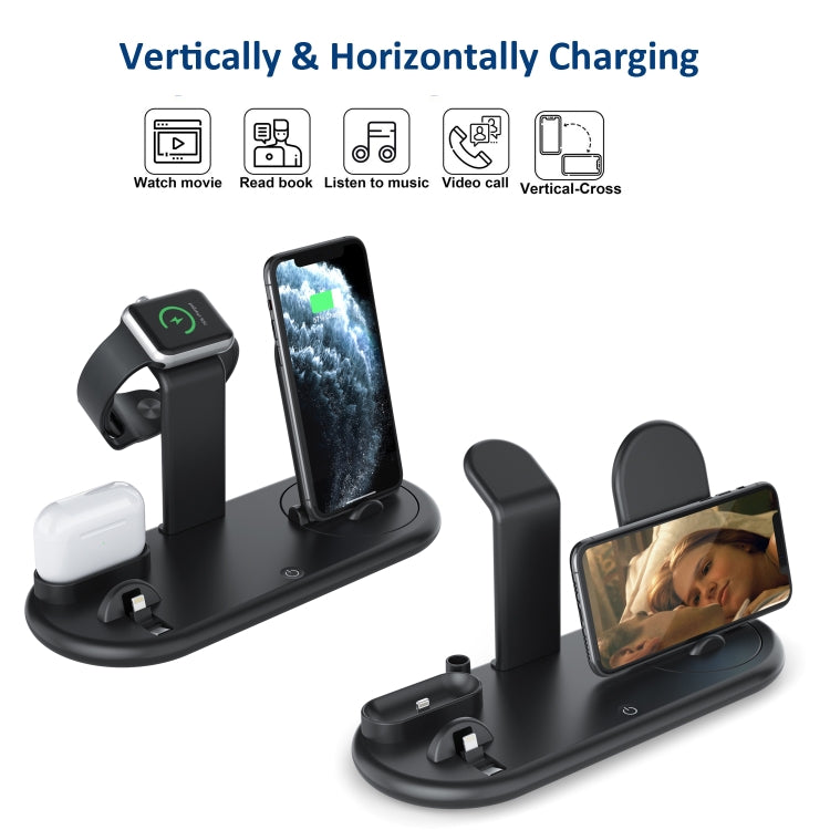 แท่นชาร์จอเนกประสงค์ HQ-UD20 สำหรับโทรศัพท์มือถือ นาฬิกา และ Airpods, HQ-UD20