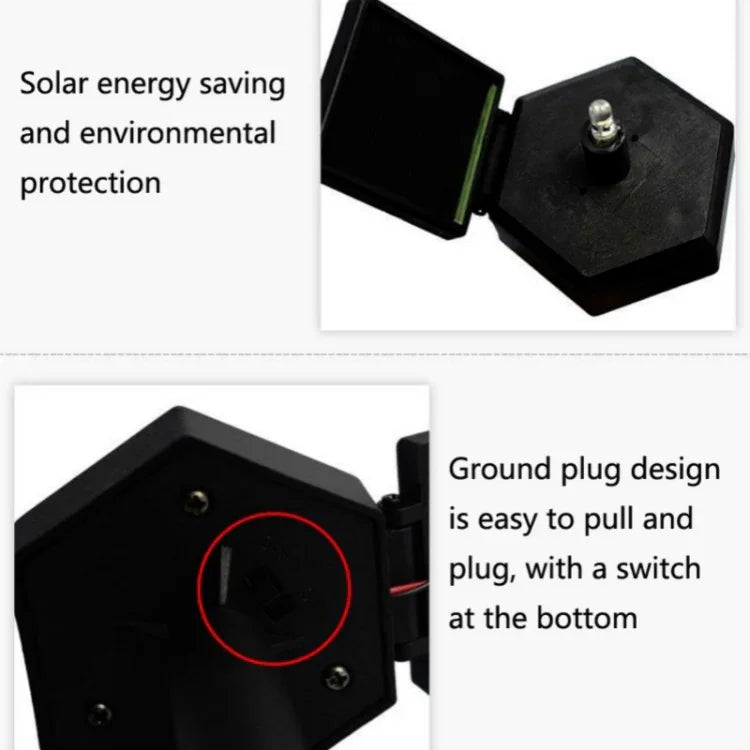 Solar Lawn Lamp Resin Craft Parrot Garden Courtyard Lamp