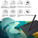 Wacom CTL-4100 แท็บเล็ต Intuos กระดานวาดภาพมือเขียน กระดานคอมพิวเตอร์สำหรับวาดภาพและเขียนมือ รุ่น CTL-4100