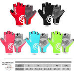 ถุงมือครึ่งนิ้ว GIYO สำหรับขี่จักรยานเสือภูเขา, S, M, L, XL, XXL