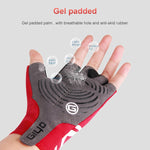 ถุงมือครึ่งนิ้ว GIYO สำหรับขี่จักรยานเสือภูเขา, S, M, L, XL, XXL