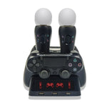 แท่นชาร์จ iPlay Gamepad แบบมัลติฟังก์ชัน สำหรับ PS4 / PS4 Move / PS VR สำหรับ PS4 VR/PS VR/PS Move