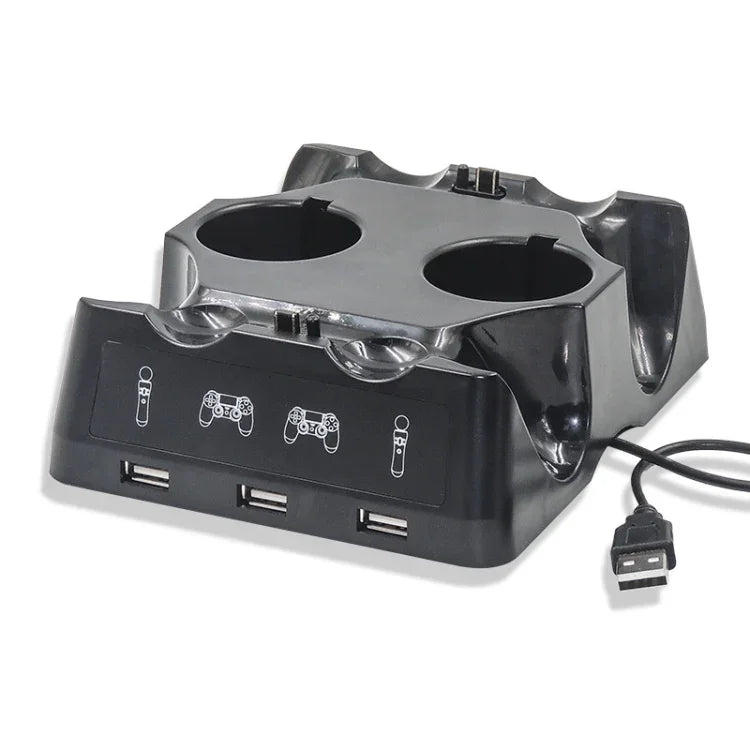 แท่นชาร์จ iPlay Gamepad แบบมัลติฟังก์ชัน สำหรับ PS4 / PS4 Move / PS VR สำหรับ PS4 VR/PS VR/PS Move