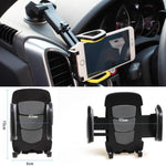 3 Sets Car Phone Holder Car Air Outlet Mobile Phone Holder Suction Cup Navigation Instrument Panel General, 2 in 1, 3 in 1