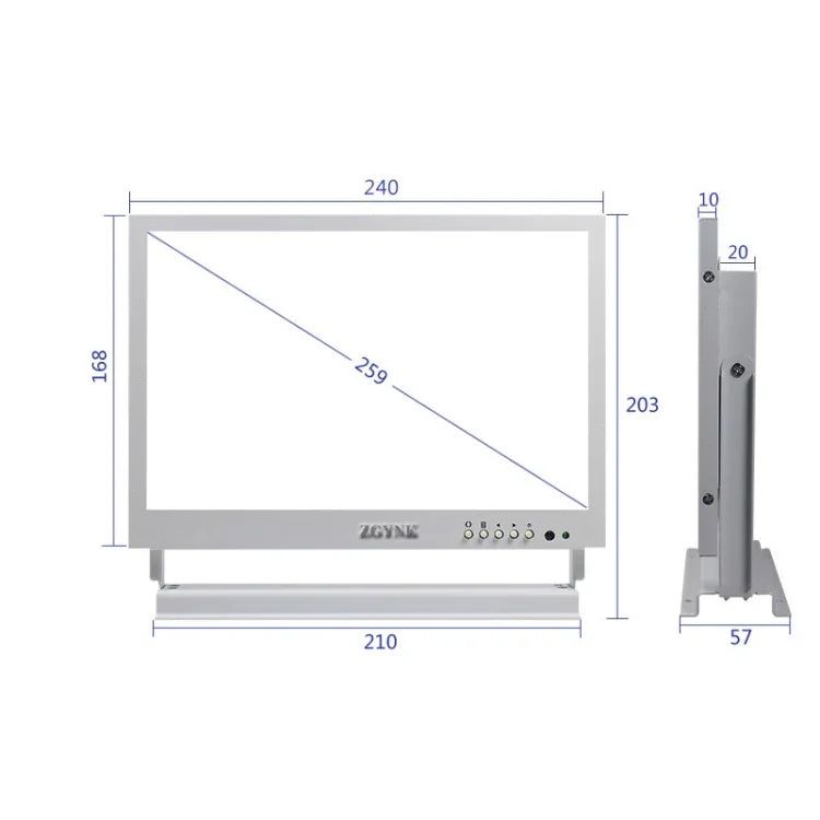 ZGYNK TB1016 10 Inch LCD Screen Ear Picking Equipment High-Definition Video Storage Display, US Plug, Regular Version, Ear Picking Video Version