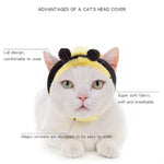 หมวกนุ่มสำหรับหัวแมว หมวกสัตว์เลี้ยงแบบข้ามเพศสำหรับแมวและสุนัข, XS, S, M, L