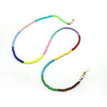สายคล้องคอสำหรับหน้ากากและแว่นตาแบบเม็ดสี กันลื่นและกันตก, สายเม็ดสี