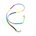 สายคล้องคอสำหรับหน้ากากและแว่นตาแบบเม็ดสี กันลื่นและกันตก, สายเม็ดสี