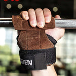 ถุงมือช่วยดึงข้อ EADEN สำหรับบาร์แนวนอน พร้อมสายรัดข้อมือกันลื่น สนับสนุนข้อมือสำหรับฟิตเนส, S, M