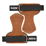 ถุงมือช่วยดึงข้อ EADEN สำหรับบาร์แนวนอน พร้อมสายรัดข้อมือกันลื่น สนับสนุนข้อมือสำหรับฟิตเนส, S, M