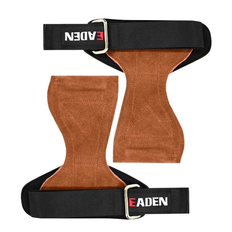 ถุงมือช่วยดึงข้อ EADEN สำหรับบาร์แนวนอน พร้อมสายรัดข้อมือกันลื่น สนับสนุนข้อมือสำหรับฟิตเนส, S, M