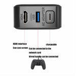 ฐานอะแดปเตอร์ AC สำหรับฉายภาพและชาร์จแบบมัลติฟังก์ชัน รองรับ Android/PC/Lite สำหรับ Switch, สีดำ+ปลั๊ก US, สีดำ+ปลั๊ก EU, สีดำ+ปลั๊ก UK