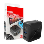 ฐานอะแดปเตอร์ AC สำหรับฉายภาพและชาร์จแบบมัลติฟังก์ชัน รองรับ Android/PC/Lite สำหรับ Switch, สีดำ+ปลั๊ก US, สีดำ+ปลั๊ก EU, สีดำ+ปลั๊ก UK