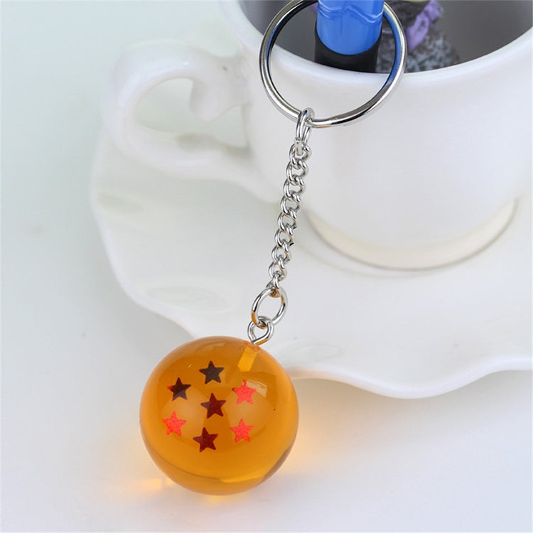 Anime Dragon Ball 7 Stars Balls 2.7cm PVC Figures Toys Keychain, 1 star, 2 star, 3 star, 4 star, 5 star, 6 star, 7 star