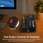 ที่ชาร์จดิจิทัลอิเล็กทรอนิกส์อเนกประสงค์ USB 100-240V ชาร์จเร็วอัจฉริยะ ปลั๊ก US 10 พอร์ต, 12 พอร์ต