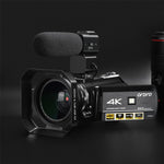 ORDRO AC3 กล้องดิจิตอล DV พร้อมหน้าจอ IPS 3.1 นิ้ว 4K Full HD 13MP พร้อม WiFi และการมองเห็นในที่มืด, รุ่นมาตรฐาน, มาตรฐาน + ไมโครโฟน, มาตรฐาน + ไมโครโฟน + ขาตั้งมือถือ, มาตรฐาน + ไมโครโฟน + ไฟเติมแสง
