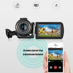 ORDRO AC5 กล้องวิดีโอดิจิตอล DV ซูมออปติคอล 12X 4K HD พร้อม WiFi และการมองเห็นในที่มืด, รุ่นมาตรฐาน, มาตรฐาน + ไมโครโฟน, มาตรฐาน + ไมโครโฟน + ขาตั้งมือถือ, มาตรฐาน + ไมโครโฟน + ไฟเติมแสง