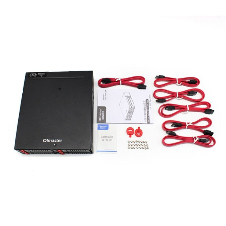 กล่องฮาร์ดดิสก์ไดรฟ์ออปติคอล 6 ช่อง OImaster MR-6601, MR-6601