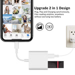 อะแดปเตอร์ OTG 8 Pin เป็น USB 2.0 + 8 Pin รองรับระบบ IOS