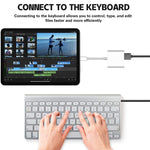 อะแดปเตอร์ OTG 8 Pin เป็น USB 2.0 + 8 Pin รองรับระบบ IOS