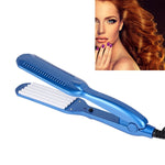 ที่ม้วนผมเซรามิกมืออาชีพ 220V ลอนคลื่นลอนลูกฟูก สีน้ำเงิน ชมพู แดง แดงกุหลาบ ขาว