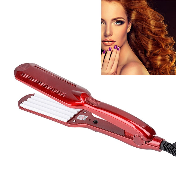 ที่ม้วนผมเซรามิกมืออาชีพ 220V ลอนคลื่นลอนลูกฟูก สีน้ำเงิน ชมพู แดง แดงกุหลาบ ขาว
